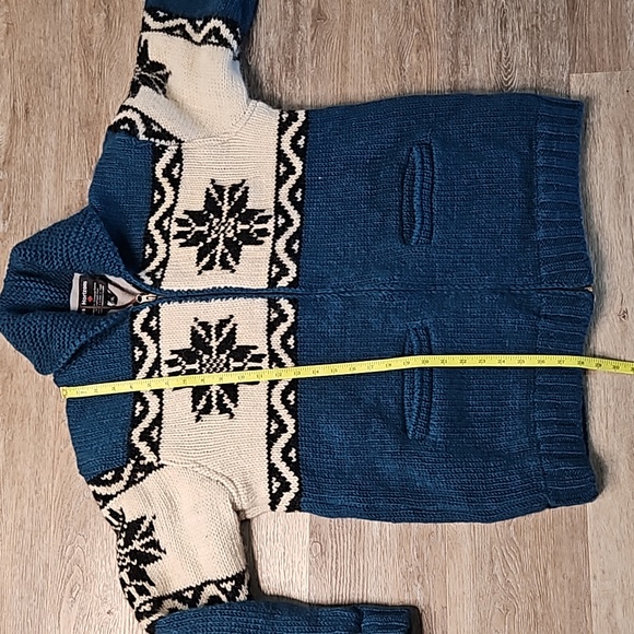 Lost Horizons Scandinavian wool zip up jacket size large extra large - Picture 15 of 16